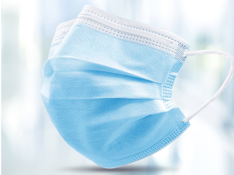 Disposable Nonwoven 3ply Protective Face Mask