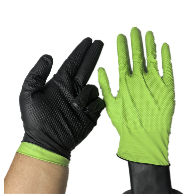 Why we use diamond nitrile gloves